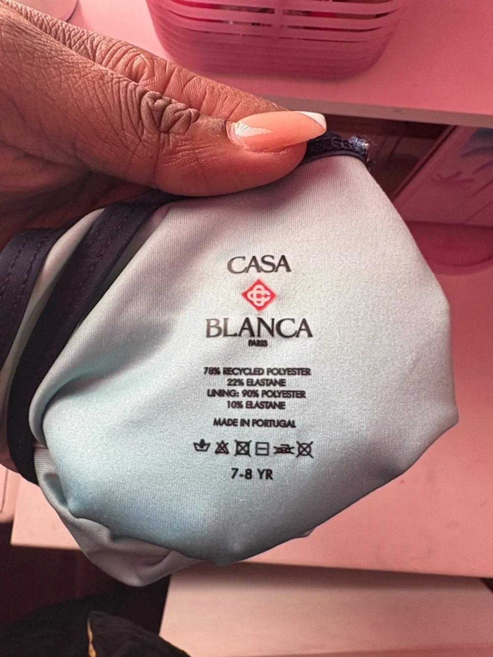 Kids One-Piece Swimsuit - Ombre Blue - Picture 3 of 3